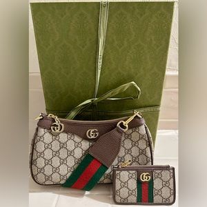 OPHIDIA GG SMALL HANDBAG & OPHIDIA CARD CASE